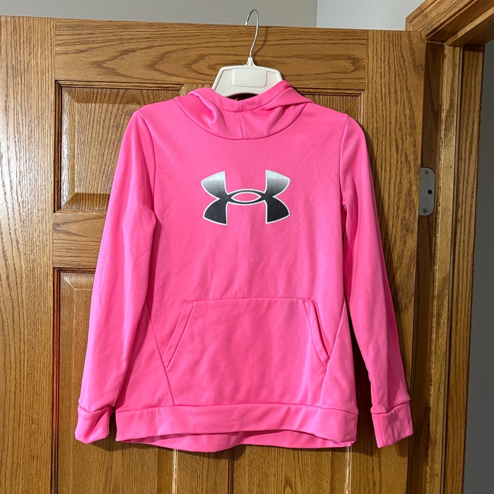 Under Armour Kids Bright Pink Hoodie